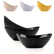Unbreakable Yuanbao-Shaped Bowls Set for Oatmeal Salads and Pasta Kitchen Dining