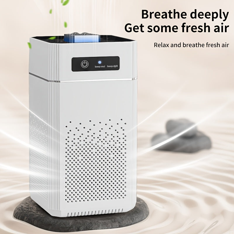 Indoor Air Purifier for Home Office Removes Smoke Odors Pet Hair USB Powered