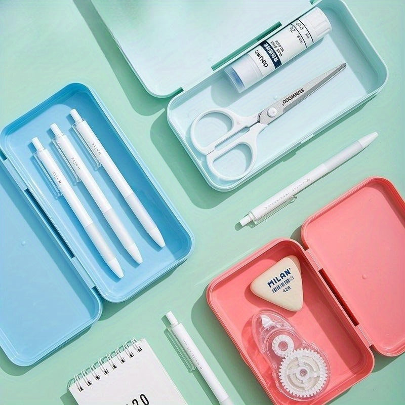 Plastic Storage Container Set for Bed Sheet Clips Pens Masks Jewelry 2 Sizes