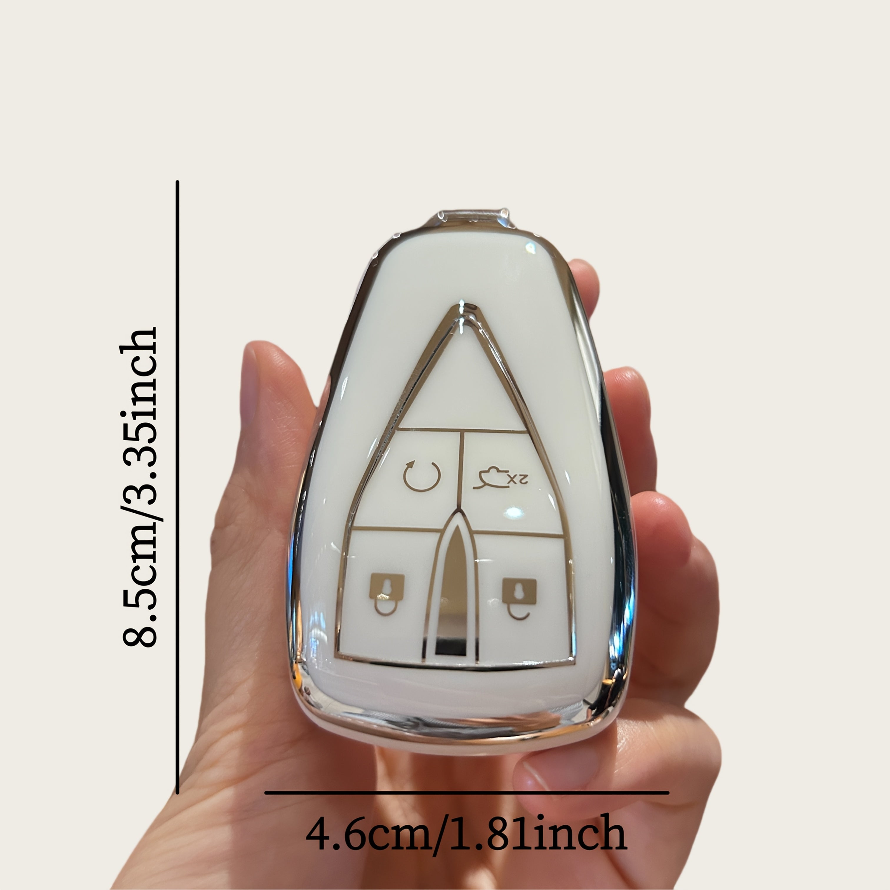 Universal TPU Car Key Cover with Keychain for SUV Models Durable Stylish