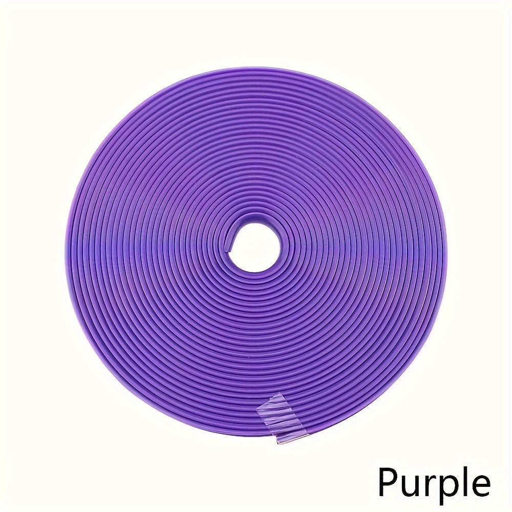 8 Meter Colorful Wheel Rims Protectors Car Tire Guard Line Rubber Molding