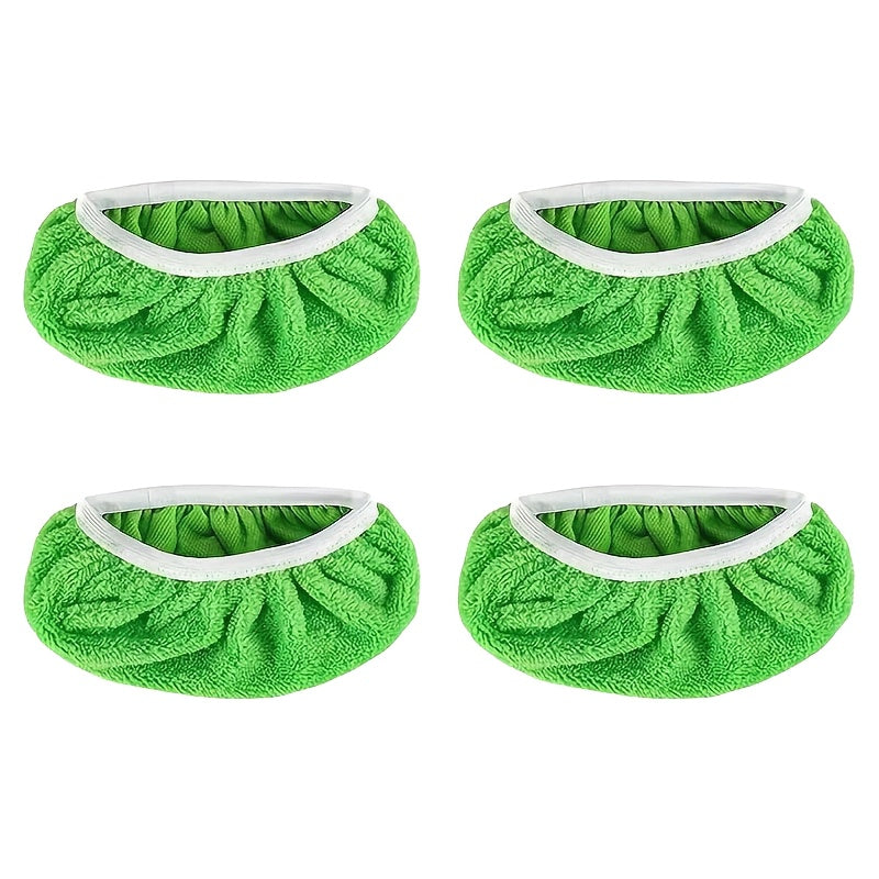 Reusable Mop Pads Set for Wet and Dry Floor Cleaning High Absorbency Durable Easy to Clean