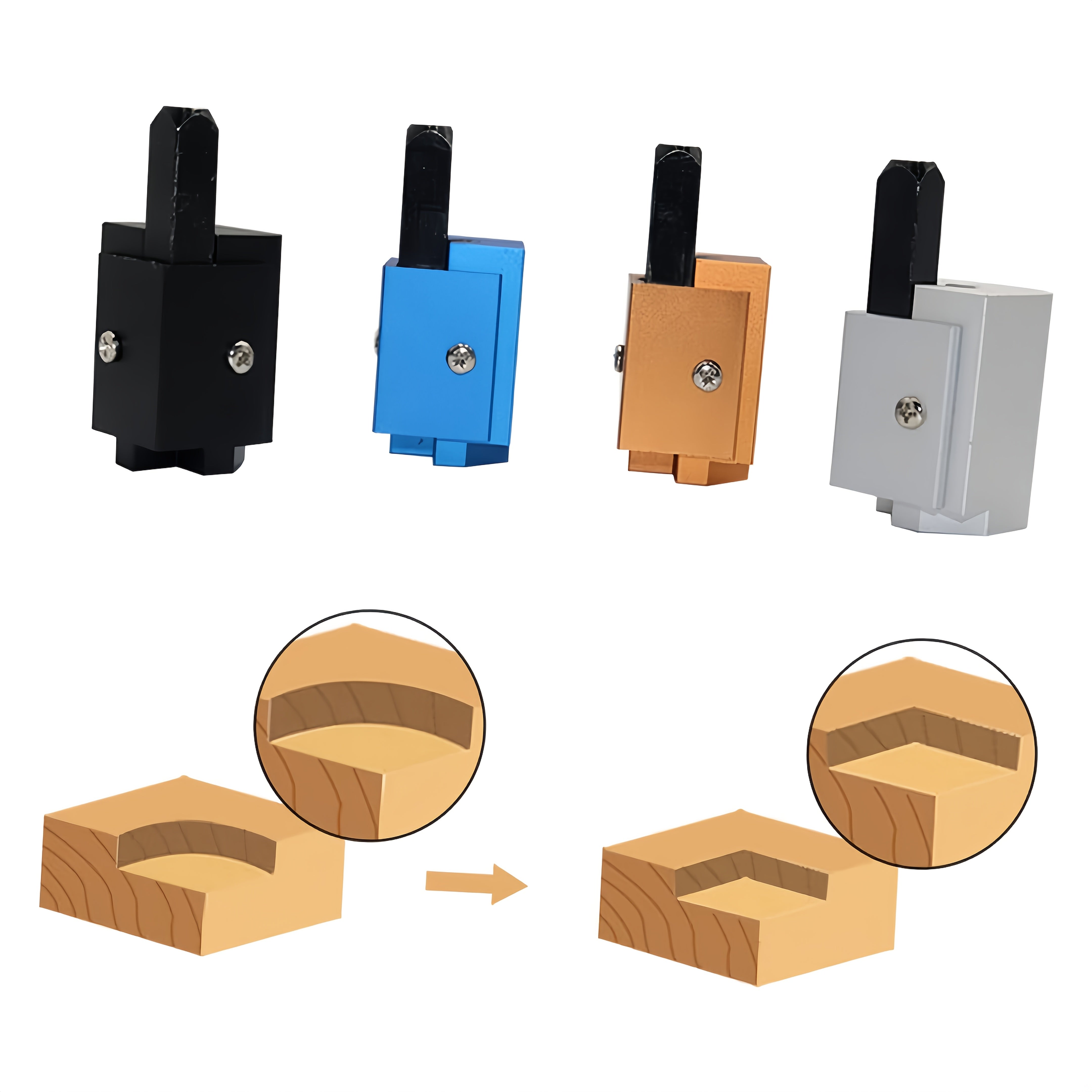 Ручной инструмент для строгания и работы с петлями — деревянный угловой стамеска