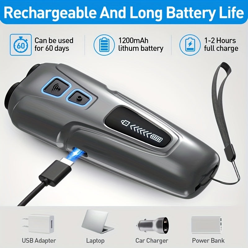 Dog Repeller with LED Flashlight Rechargeable USB Bark Control Device