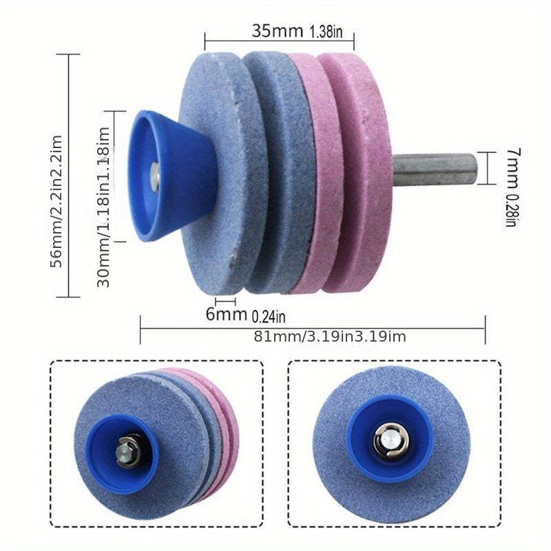1 dona universal zanglamaydigan po'latdan yasalgan bog' va maysazorga mo'ljallangan asbob va maysa kesgichni silliqlash uchun