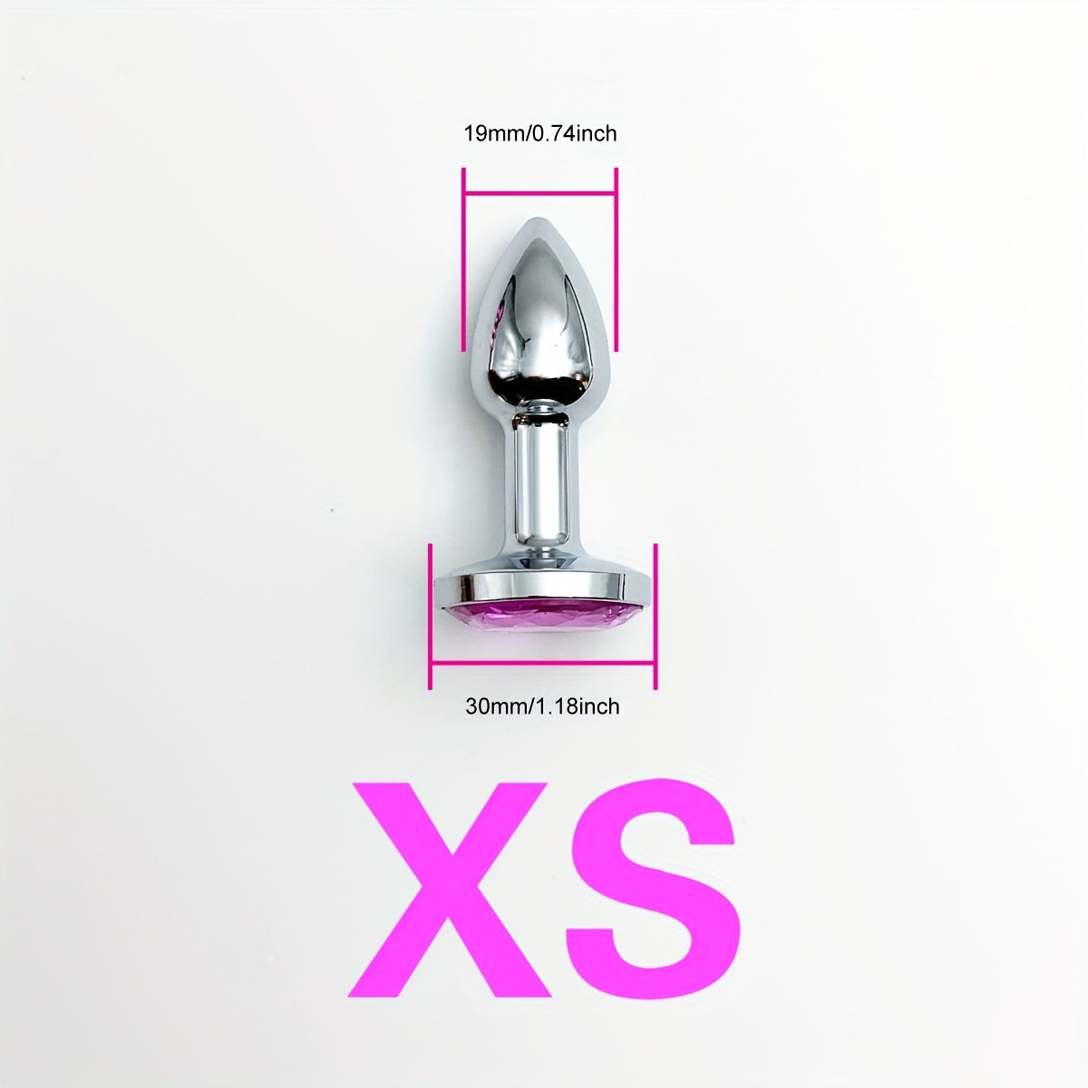 Унисекс металлическая анальная пробка, перезаряжаемая, водонепроницаемая, игрушка для взрослых удовольствий