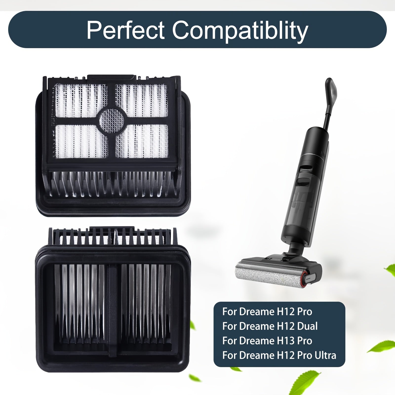 Set of 5 HEPA Filters for Wet Dry Vacuum Cleaners Replacement Parts