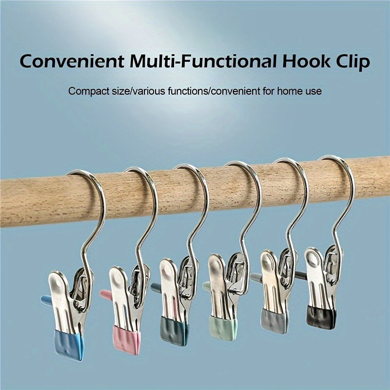 Set of 10 Multi-Purpose Plastic Boot Hangers Clips for Socks Towels Pants and Handbags