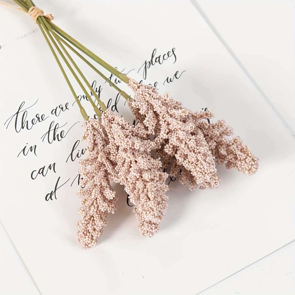 Искусственный букет лаванды для домашнего декора, свадеб и садов