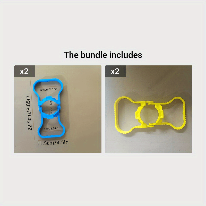 Katta idishlarni oson ko'tarish uchun mustahkam PPSU plastikdan yasalgan ergonomik ikki tutqichli suv idishi tashuvchisi.