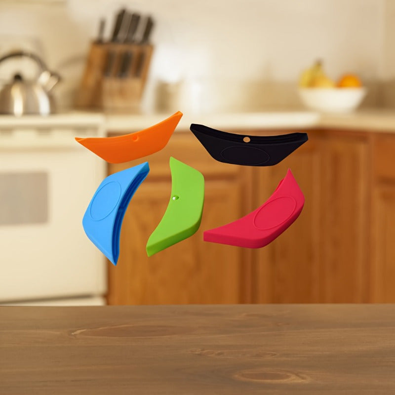 Silicone Pot Handle Covers Heat Resistant Dishwasher Safe Fits Cast Iron Pans