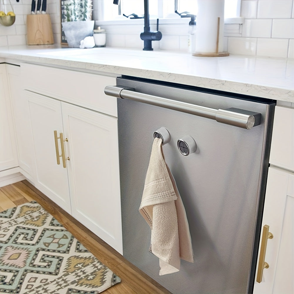 Soporte de toallas de cocina de montaje en pared para toallas de mano y de cocina