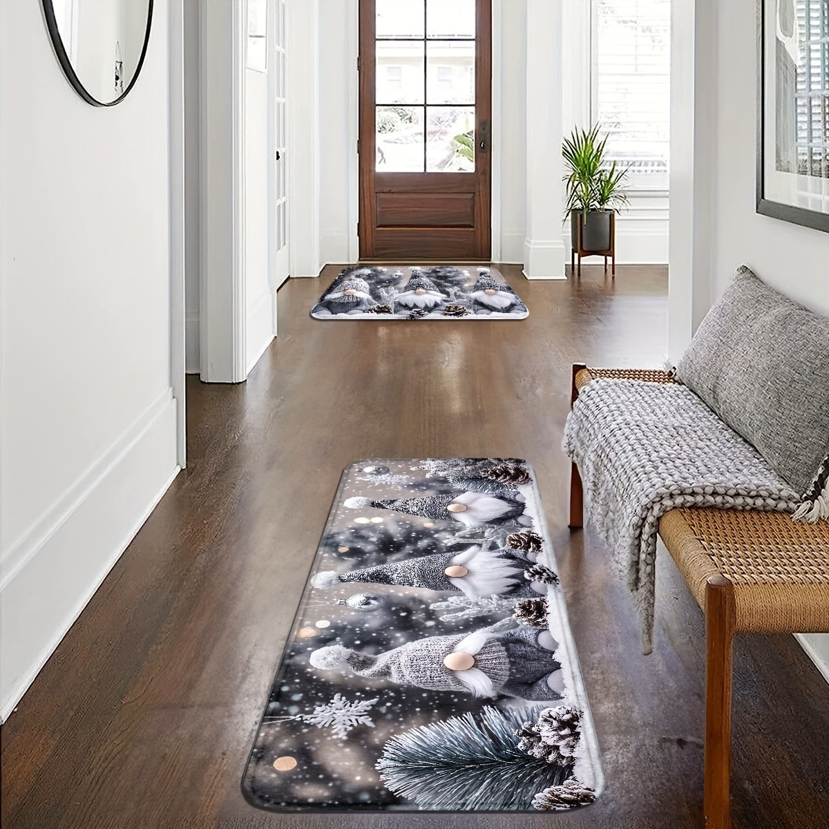 Rojdestvo Dwarf eshigi mato ichki tashqi hammom sovgʻa