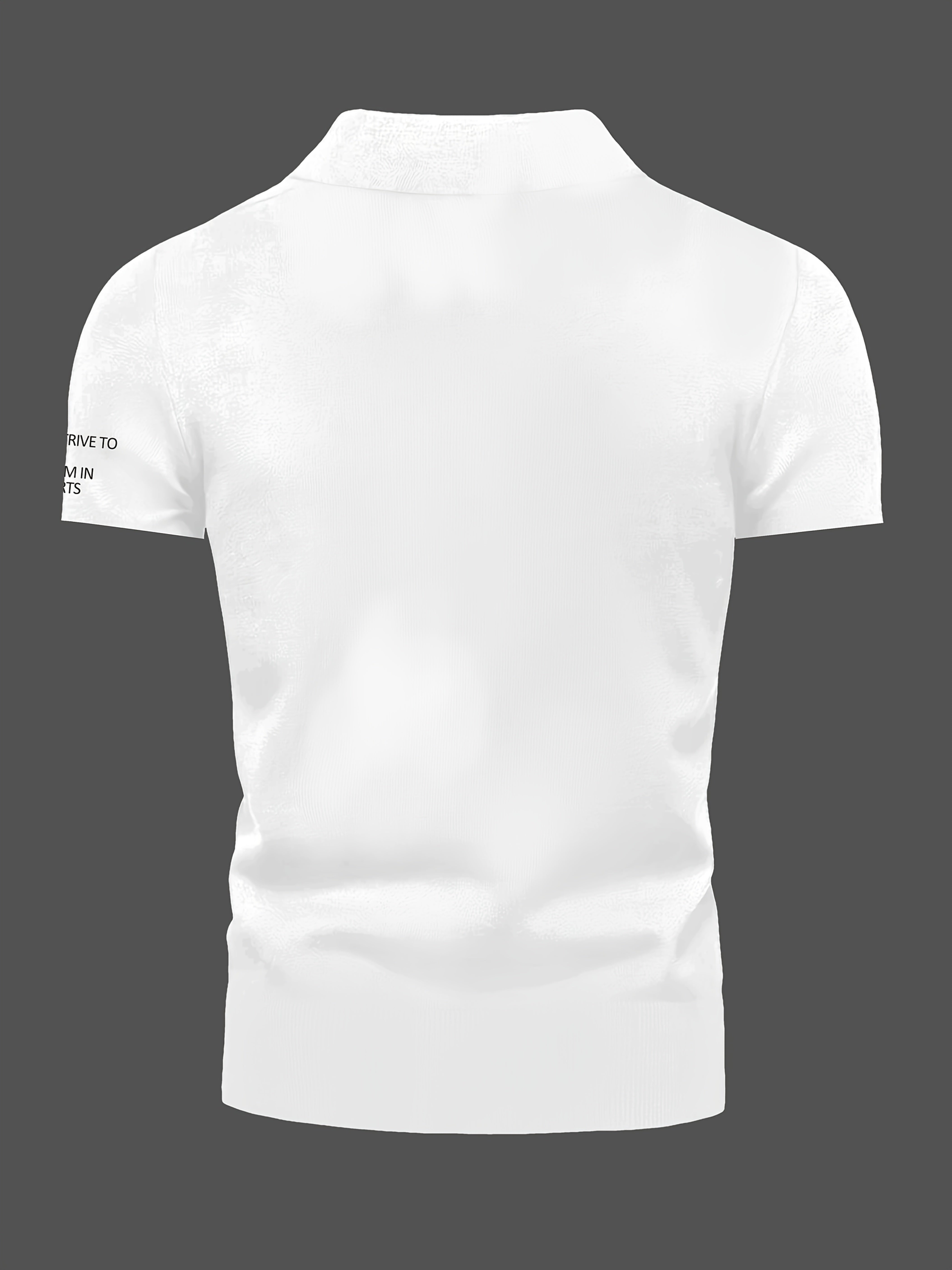 Camiseta de manga corta de poliéster para hombre, camiseta casual de verano