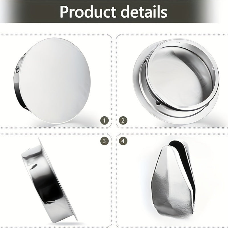 Stainless Steel Chimney Hole Cover 150mm Round Stove Pipe End Cap Vent Blocker