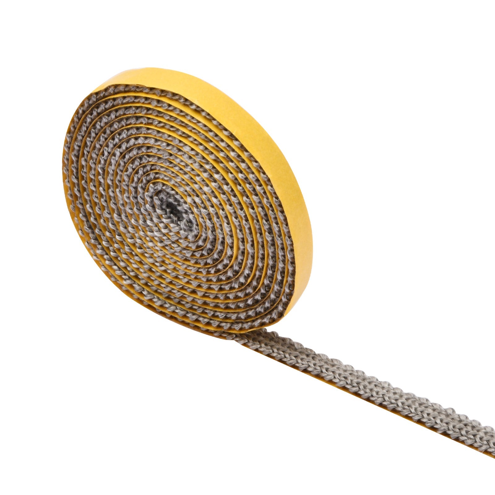 Flat Stove Rope Sealant Strip for Wood Burning Ovens Fireplaces 3mm x 10mm x 2m