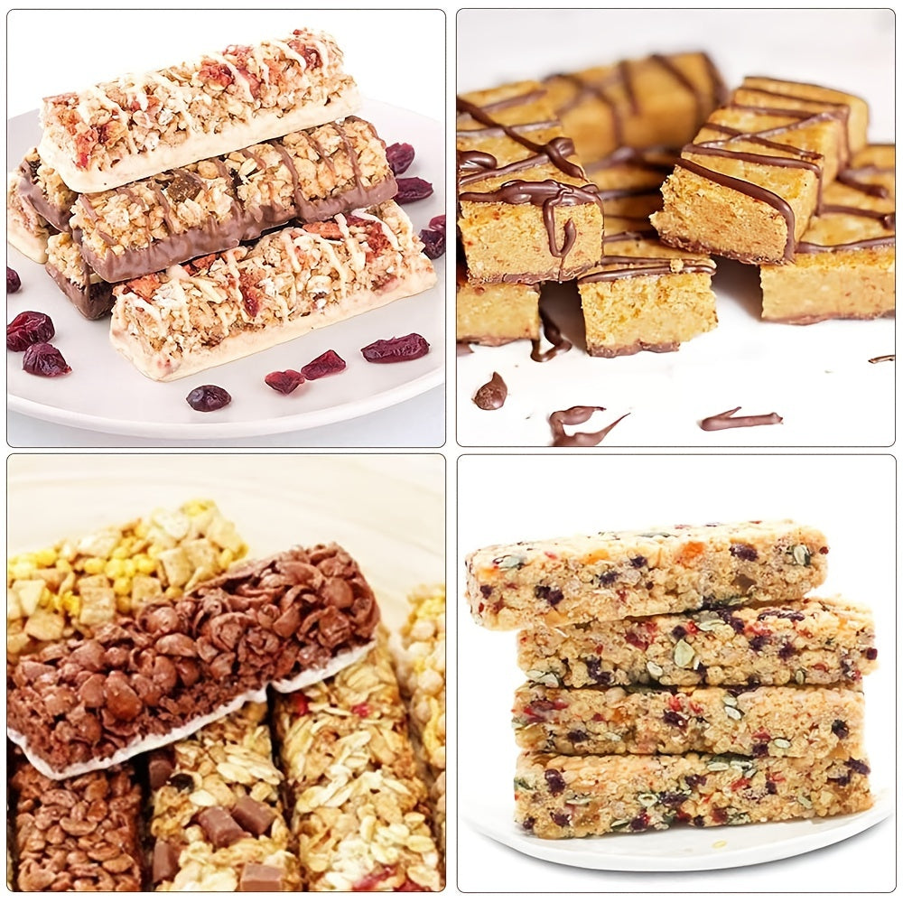 8-Cavity Silicone Mold for Baking Energy Bars Muffins Brownies Non-Stick