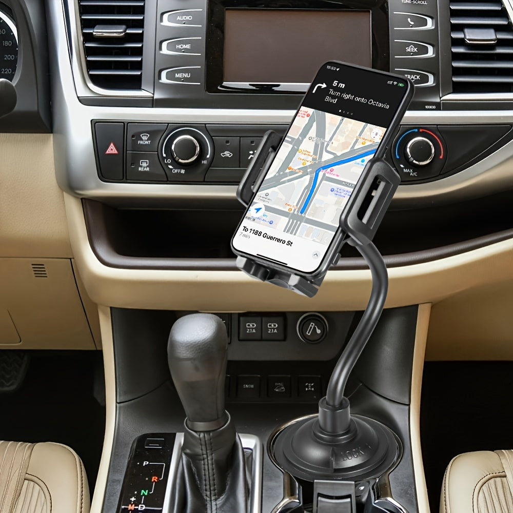 Soporte ajustable para taza de coche universal, soporte para botella de bebida, accesorio para teléfono inteligente
