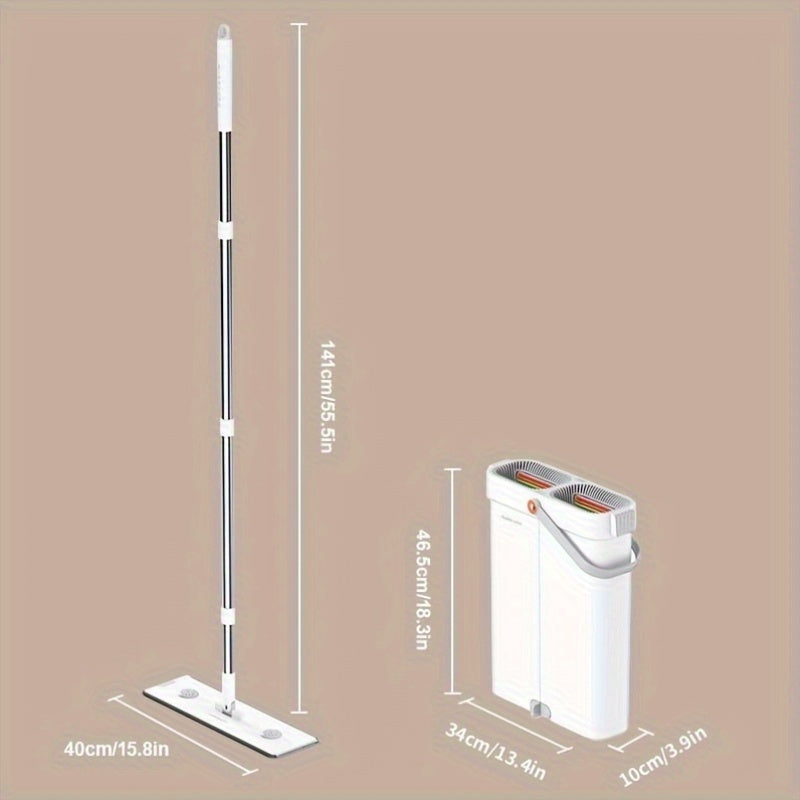 1 to'plam zanglamaydigan po'latdan yasalgan tekis mopu va chelak to'plamini qo'lga oling, bu sizga muammosiz tozalash imkonini beradi - elektr energiyasiga ehtiyoj yo'q! Uyingizning barcha joylari, avtomobil va boshqa joylar uchun mukammal.