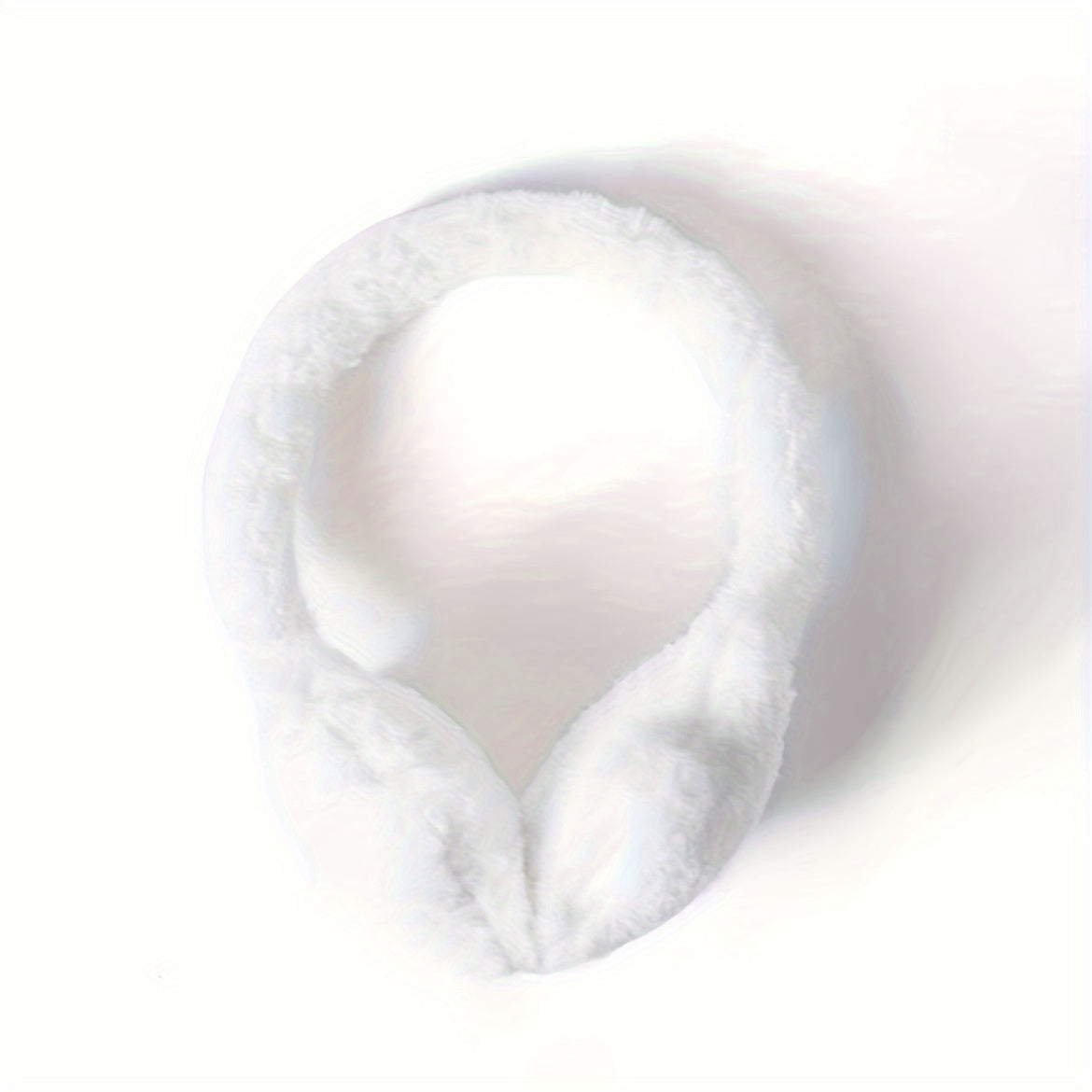 Women’s Plush Earmuffs with Star Design, Cozy Knit Winter Ear Warmers