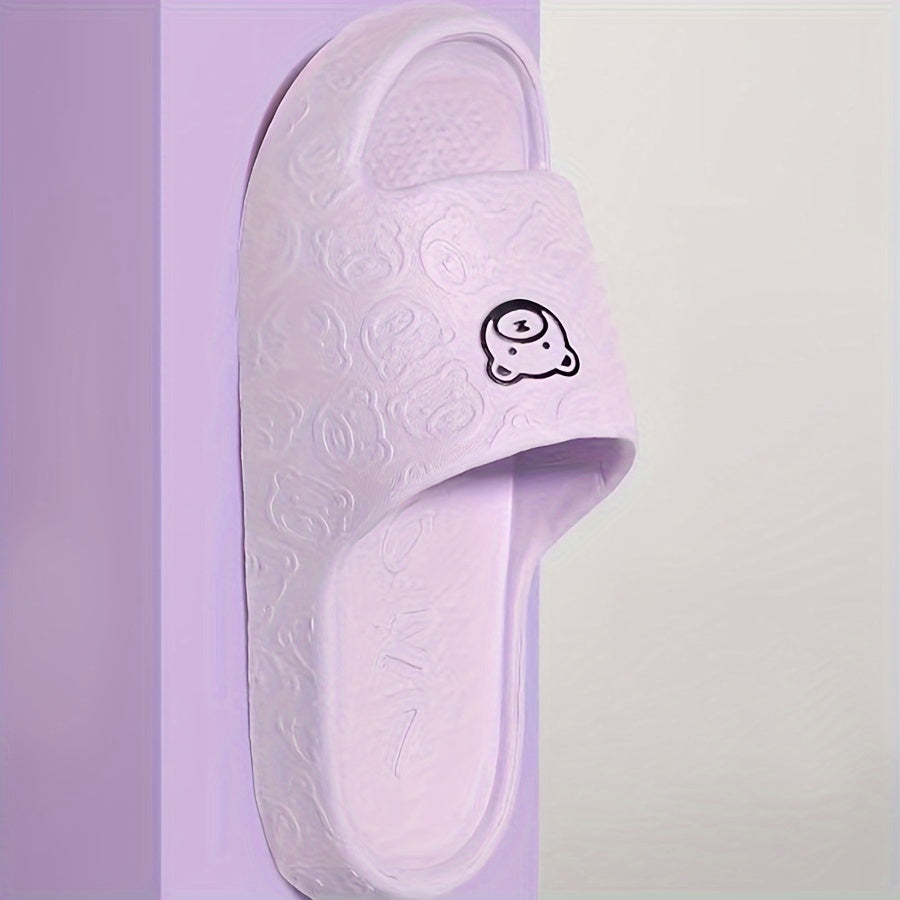 Unisex Cartoon Bear Slippers Soft EVA Non-Slip Bedroom Slides