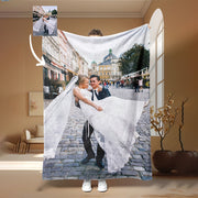 Personalized Photo Blanket for Cozy Comfort, Customizable Gift for All Seasons