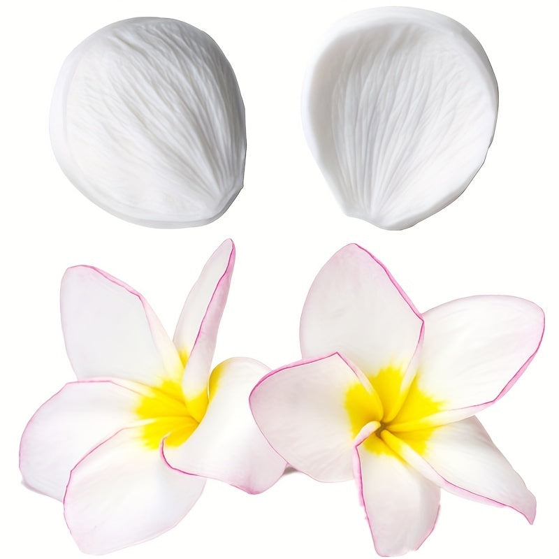 Keks bezash uchun gul barglari uchun silikondan tayyorlangan qolip, shokolad, sovun va hunarmandchilik uchun