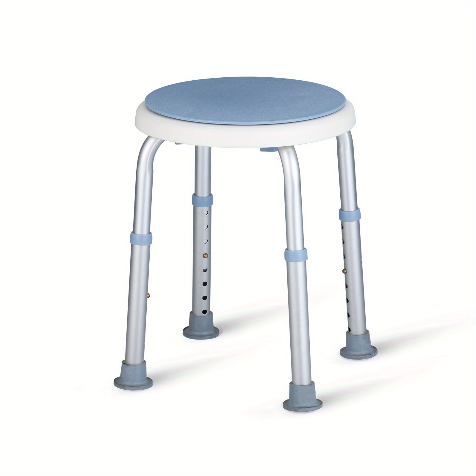 Swivel Shower Chair with Adjustable Height 360 Degree Rotating Bath Stool for Elderly and Handicap