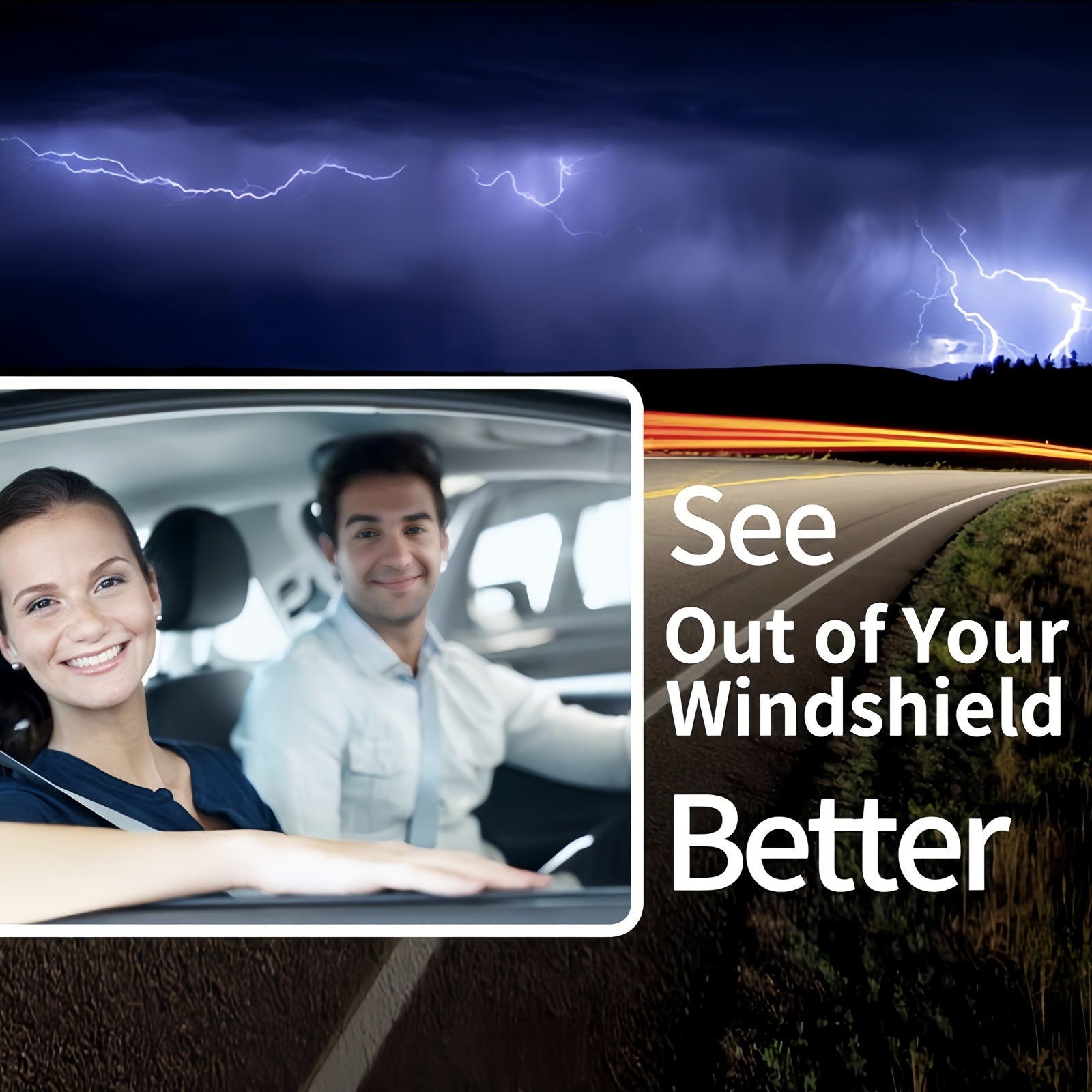 Boneless Silent Wiper Blades for Car Windows Durable Rubber Easy Installation