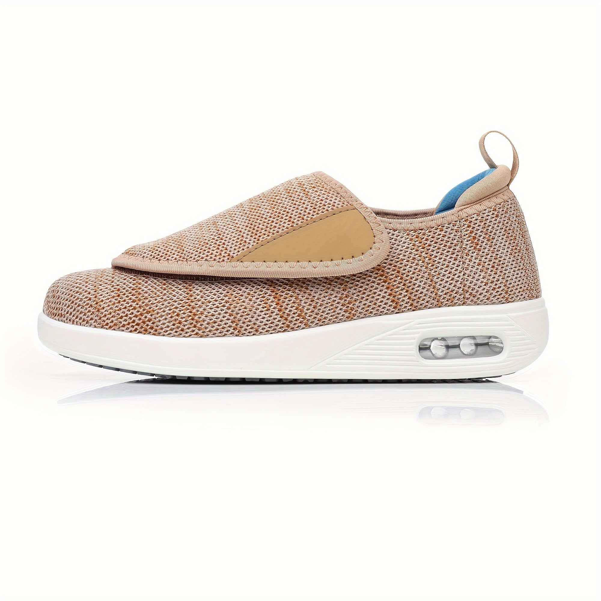 Women's Breathable Mesh Sneakers Adjustable Hook and Loop Cloth Shoes