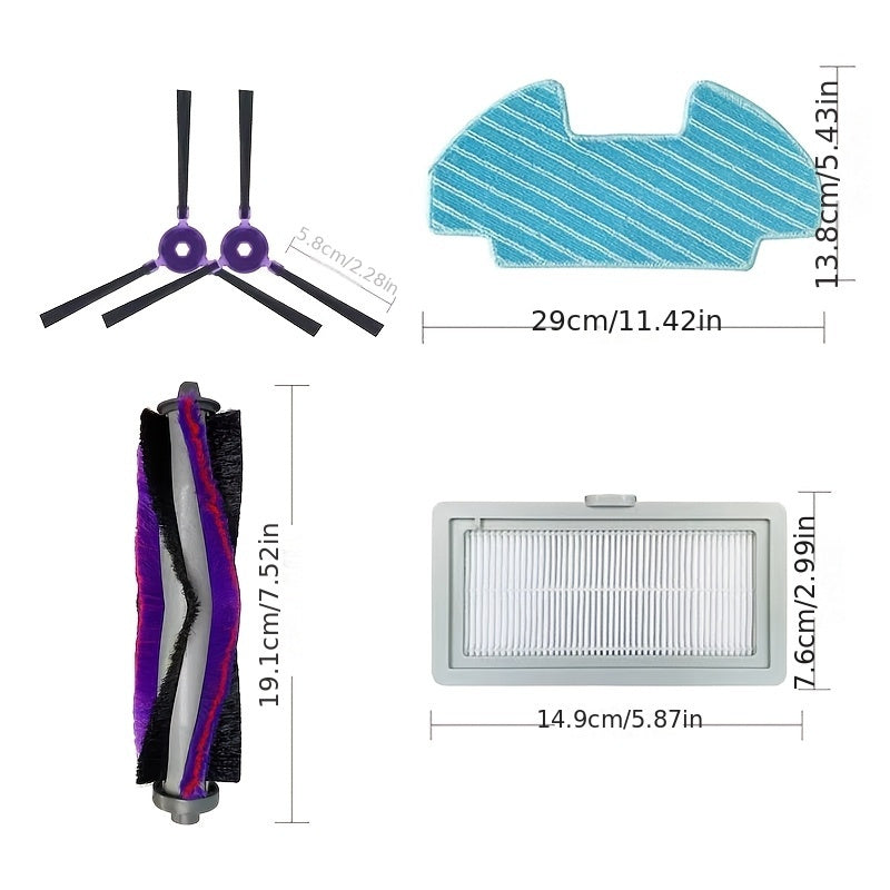 13-Piece Robot Vacuum Accessories Set for Midea i5 and i5c VCR07 VCR08