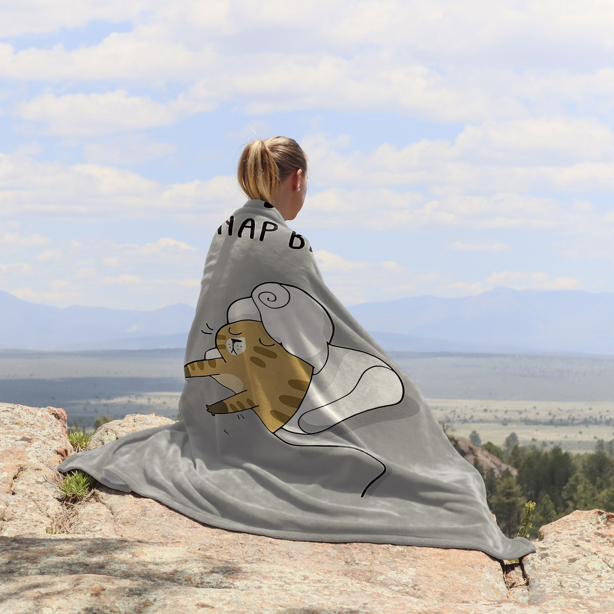 Animal Elements Gift Blanket for Mom Flannel Soft Throw for Bed Sofa Camping