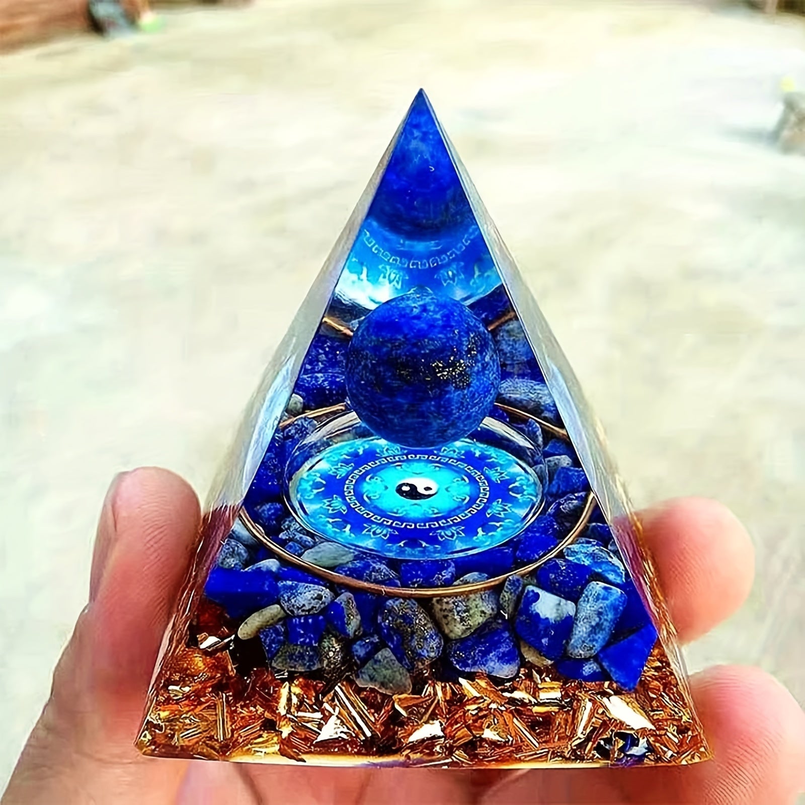 Amethyst Kristalli Piramida Ijobiy Energiya Stressni Yengillashtirish Meditatsiya Sog'liqni Tiklash Boylikni Jalb Qilish