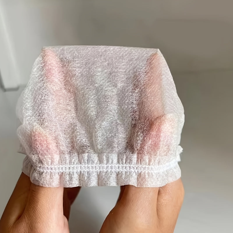 50 dona bir foydalanishlik changyutgich chang qopqogʻi, samarali chang yigʻish uchun shaffof PP tarmoq filtri bilan