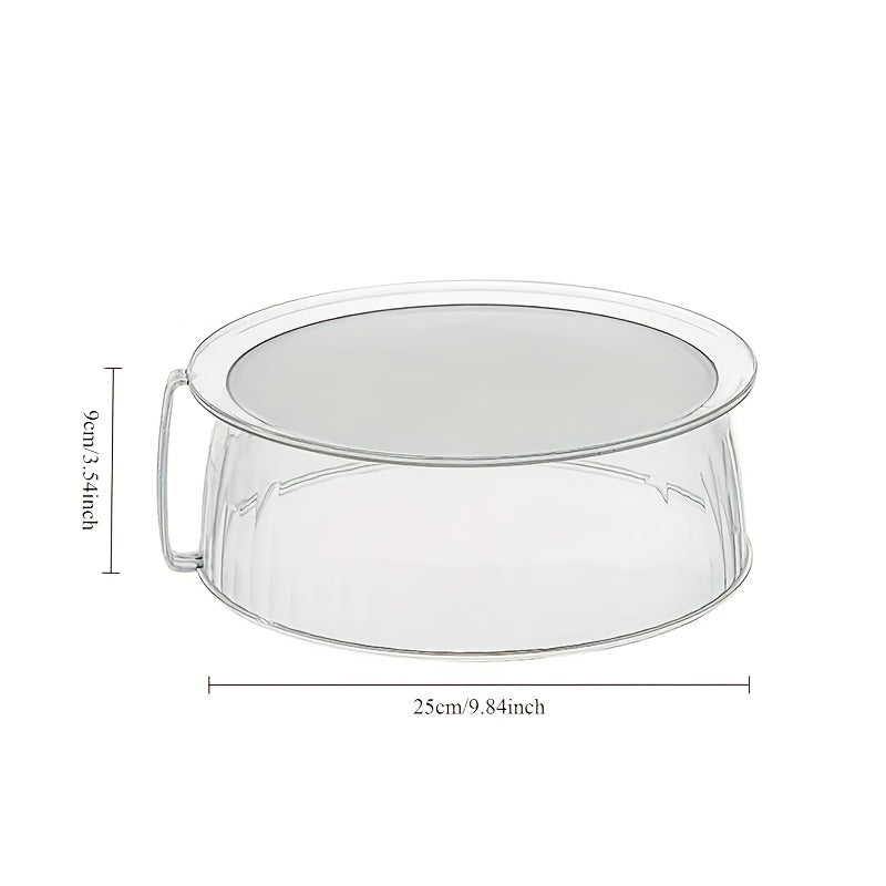 Mikroto'lqinli pech splash cover oziq-ovqatni tomchilash va yog'lardan himoya qiladi, oziq-ovqatni teng ravishda isitadi.