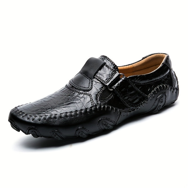 Plus Size Men's PU Loafers Casual Non Slip Shoes for Outdoor Activities