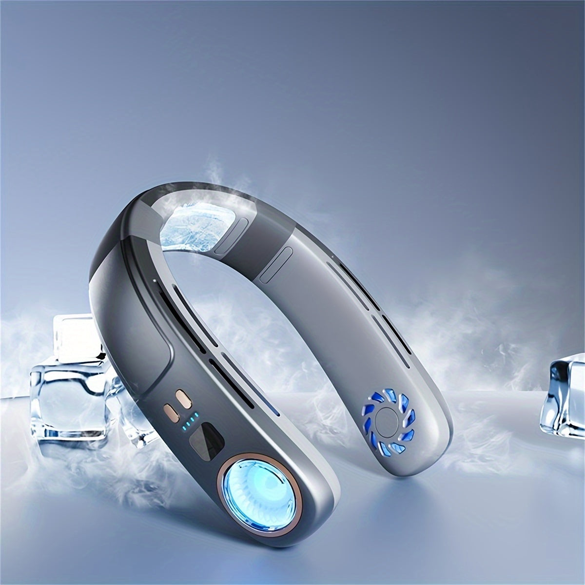 Mini Hanging Neck Fan Portable Wearable Halter Fan 4000mAh Cool Design