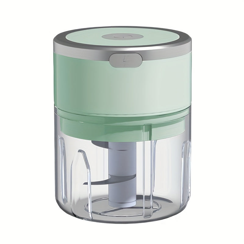 250ml USB Rechargeable Electric Garlic Chopper Vegetable Grinder 1500 RPM Motor