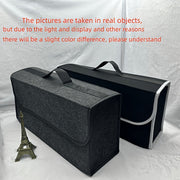 Складная органайзер для багажника автомобиля из войлока, полиэстер, ящик для хранения инструментов и аксессуаров