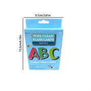 Educational Flash Cards for Kids Erasable Learning Set Numbers Letters Addition Subtraction