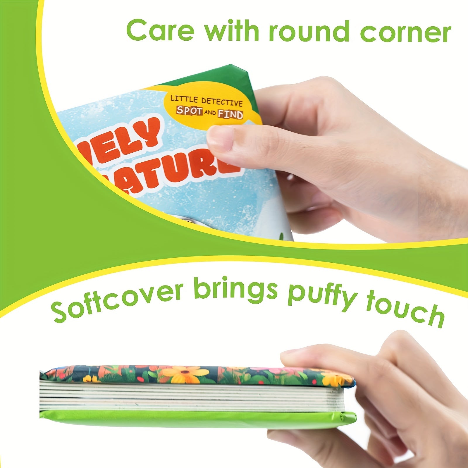 Children's Hardcover Board Books for Exploring and Discovering Educational Toy for Kids Ages 0+