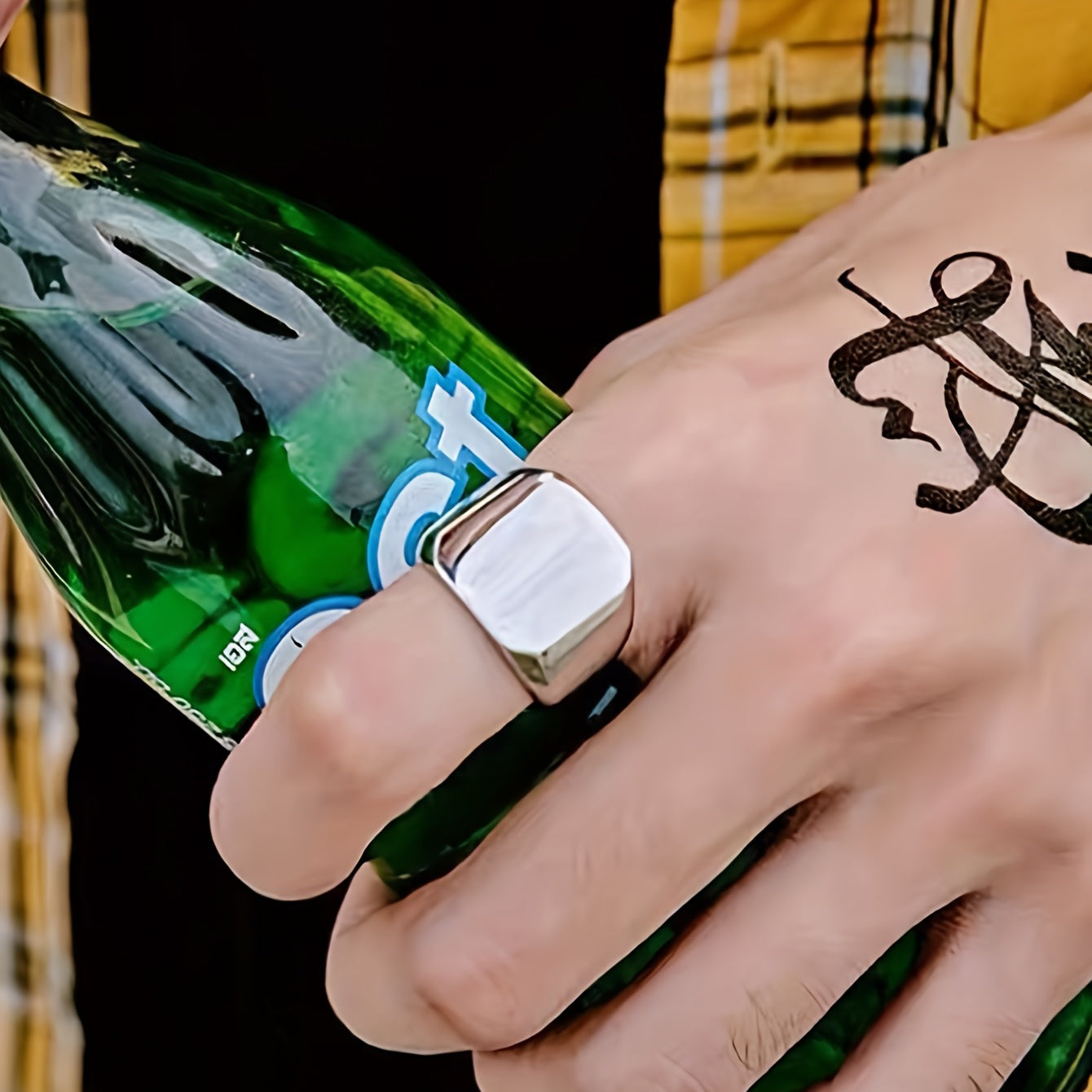 Plain Stainless Steel Ring for Men, Simple Fashion Jewelry, Durable and Stylish