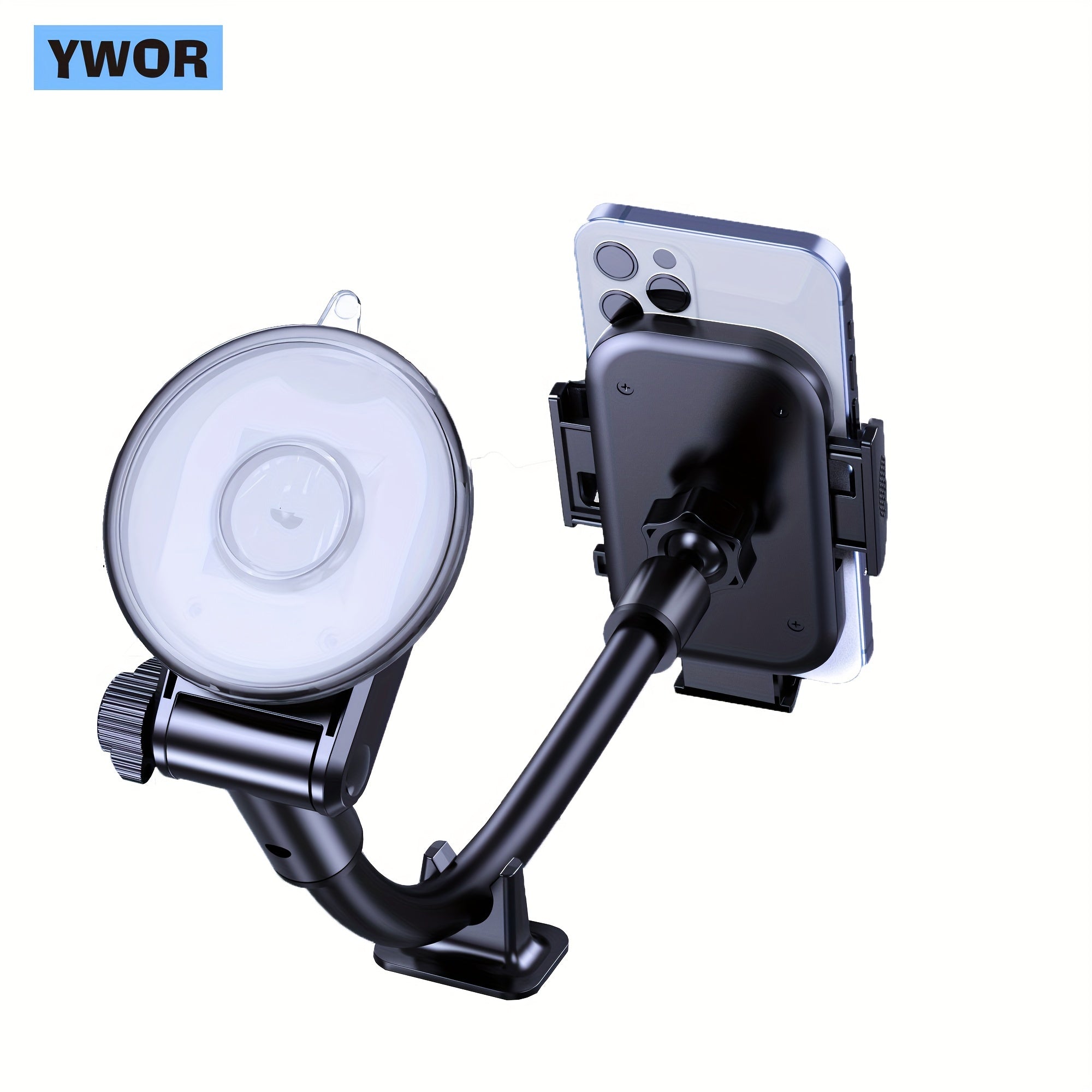 Universal Gooseneck Truck Mobile Phone Holder Aluminum Alloy Adjustable Navigation Mount
