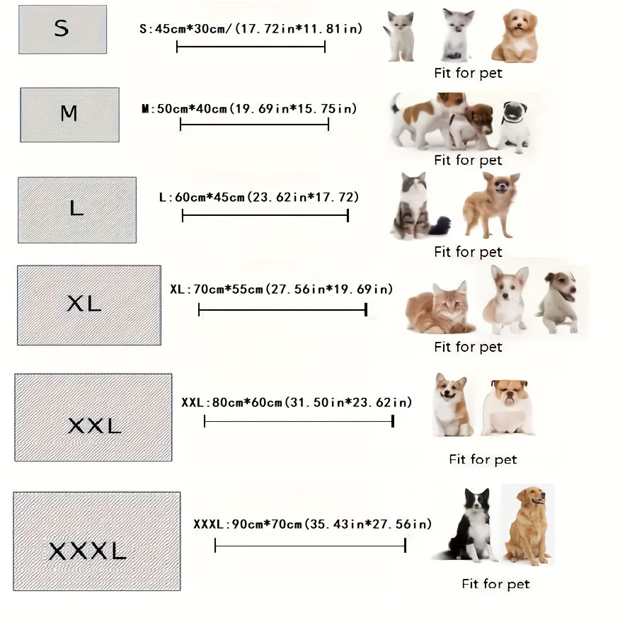 Light Blue Dog Bed with Newspaper Print Border for Small to Large Dogs All-Season Warmth and Comfort