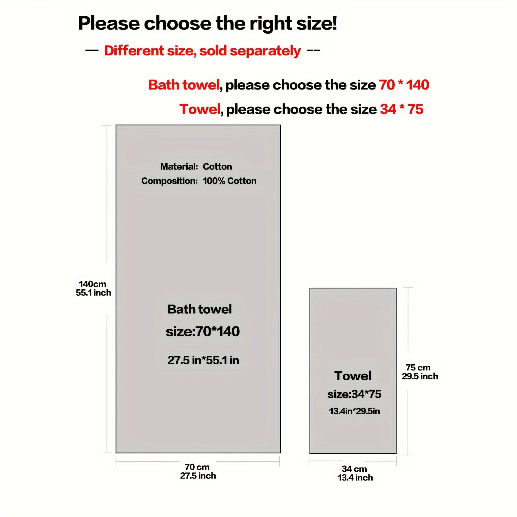 Cotton Bath Towel with Geometric Embroidery Soft Absorbent Quick-Drying Black 34x75cm or 70x140cm