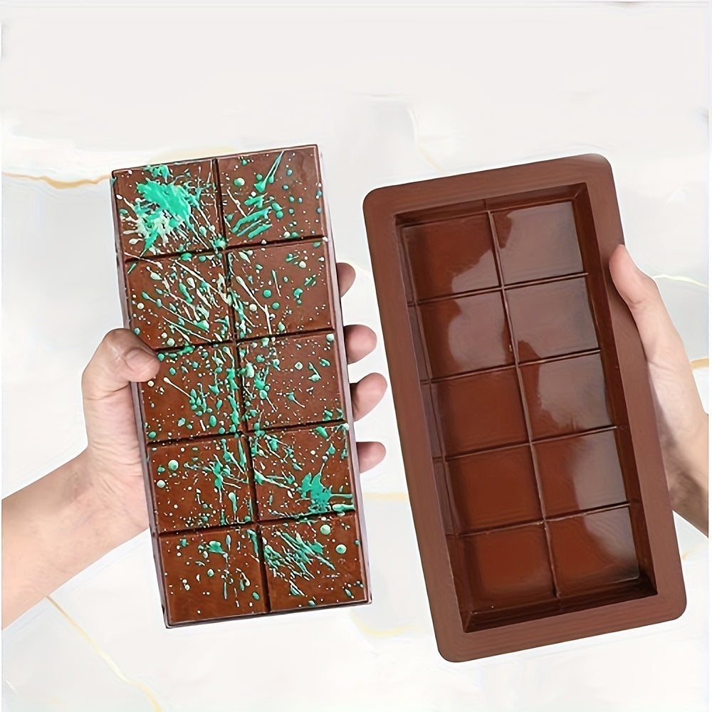Silicone Chocolate Bar Mold Extra-Large BPA-Free for Candies and Stuffed Bars