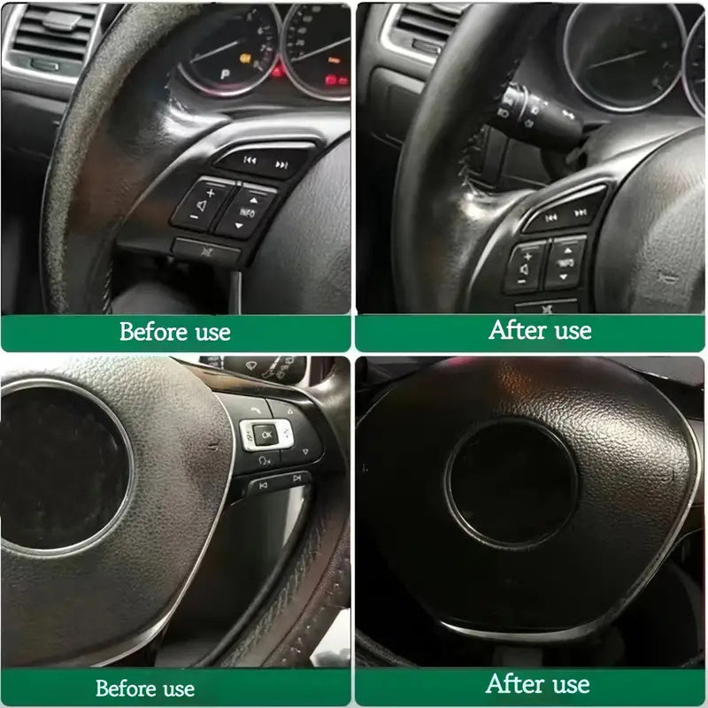 Pasta de pulir neumáticos y plástico todo en uno para cuidado del coche que restaura el brillo