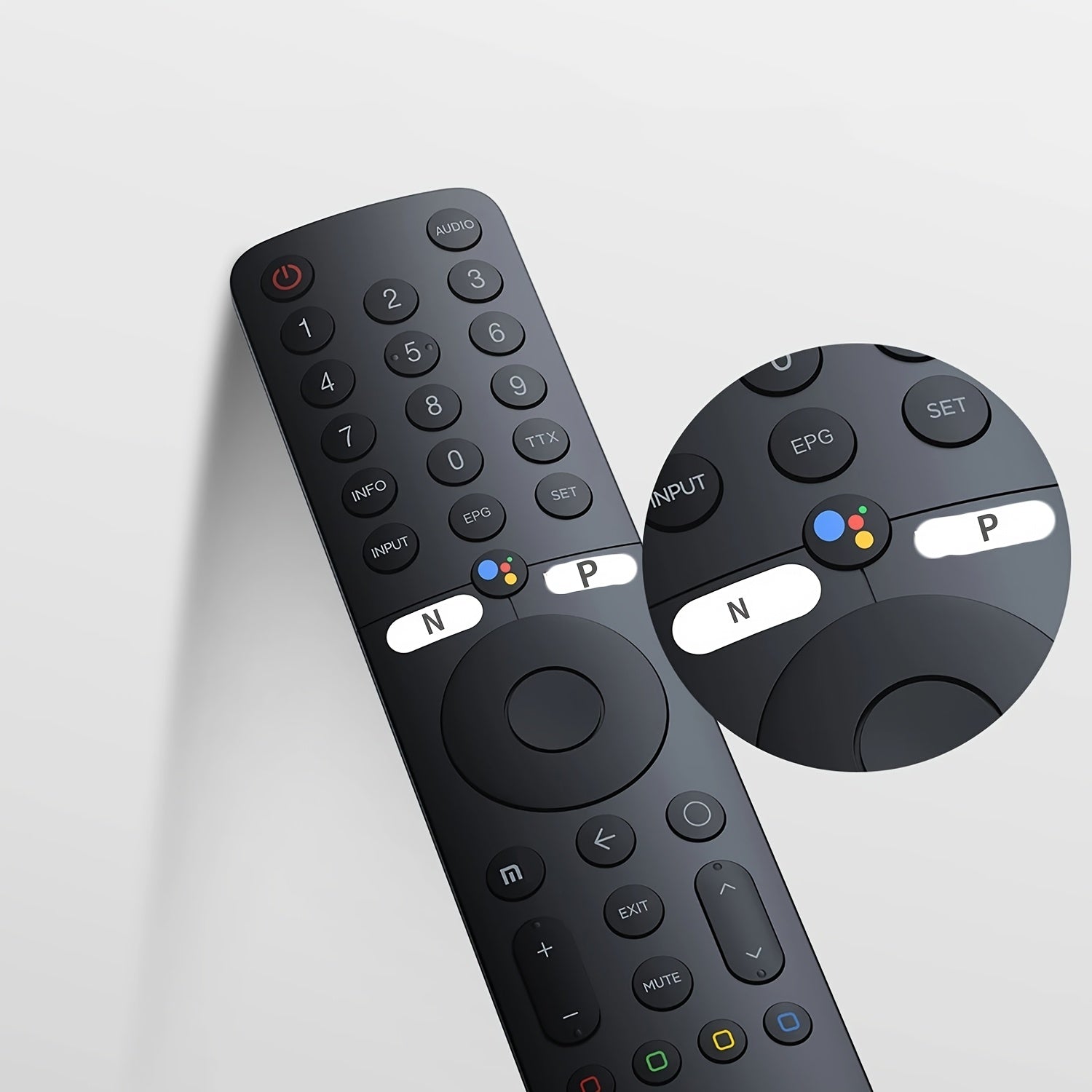 Plastic Remote Control for 4K UltraHD Smart TVs Compatible with L55M6-6AEU L50M6-6AEU L43M6-6AEU