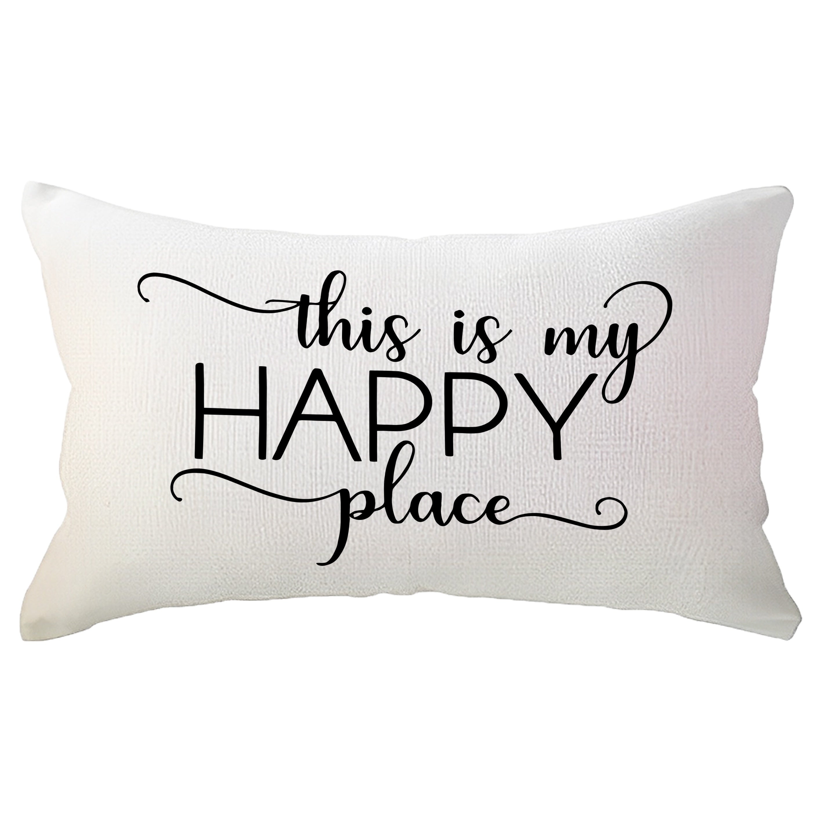 Rustic Farmhouse Decor Rectangular Waist Pillowcase 11.8x49.99cm Porch Welcome