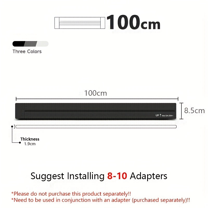 European Standard Rotating Wall Power Socket with USB Type C 220-240V Surface Mount